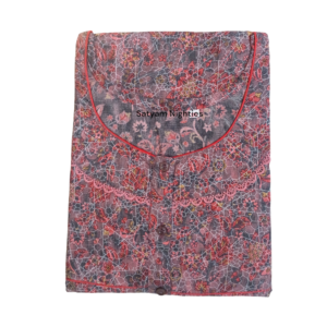 Satyam Nighties Women’s Bizzy Lizzy Nighty, 3XL - Comfortable and Stylish Plus Size Sleepwear