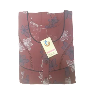 Stylaclue Women's Alpine Regular Size Nighty with Pocket - Luxuriously Soft, Stylish, and Comfortable Sleepwear