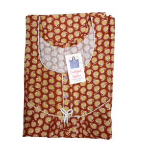 Satyam Nighties Women’s Soft Cotton Nighty – Regular Size